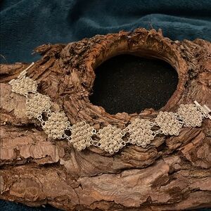 Vintage Sterling Silver  Telkari Coriander Design Bracelet 
 Check it out 6.5”